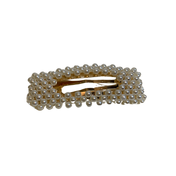 Rectangle- Pearl Hair Pin